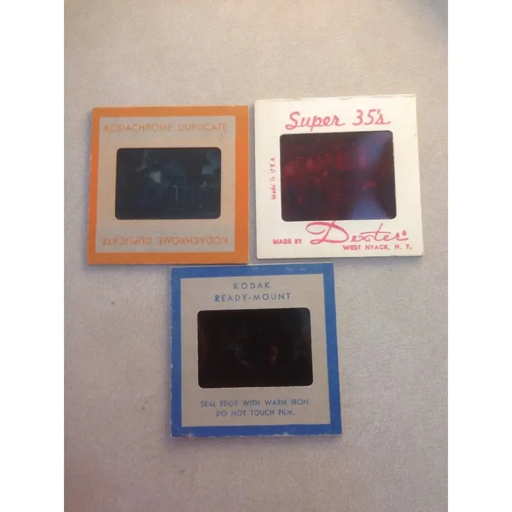 Lot 20 Vintage Mount Vernon Williamsburg Bermuda Souvenir Photograph Color Slide